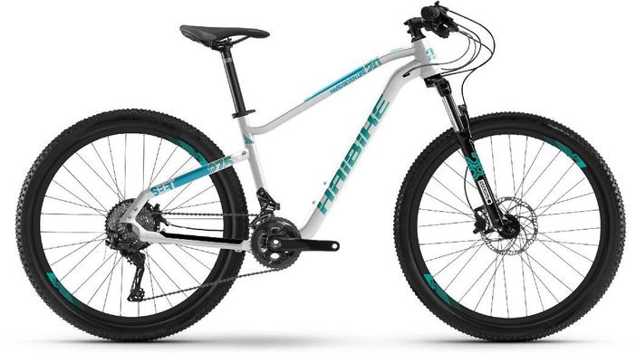 Велосипед Haibike SEET HardSeven Life 2.0 Tourney19 HB 27.5" , бело-бирюзово-голубой матовый, 2020