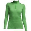 Термофутболка с длинным рукавом Icebreaker BF 200 Oasis LS Half Zip Stripe WMN frond XS