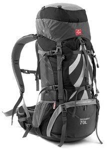 Рюкзак туристический Naturehike NH70B070-B, 70 л+5 л, черный