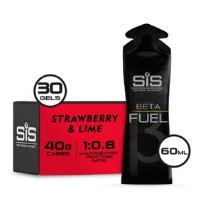 Гель энергетический SiS Go Energy Beta Fuel 30x60мл, Strawberry Lime