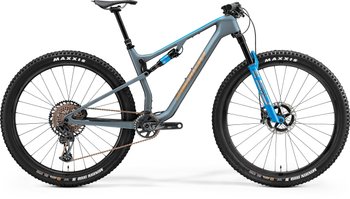 Велосипед Merida NINETY-SIX 8000, L(18.5), MAT STEEL BLUE(BROWN), 2021
