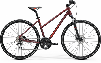 Велосипед Merida CROSSWAY 20, M(L)(51L), MATT BURGUNDY RED(RED)