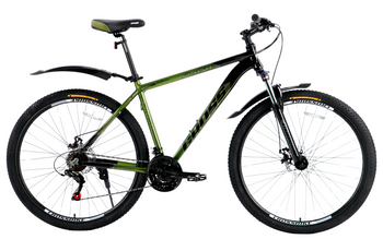 Велосипед Cross 27,5" Flash 2024 Рама-17" green-black