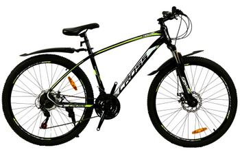 Велосипед Cross 27" Tracker, рама 17" black-yellow