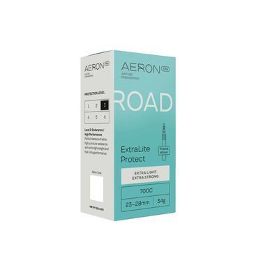 Камера Aeron TPU Road ExtraLite Protect 34г 23-28 Presta 42 700C