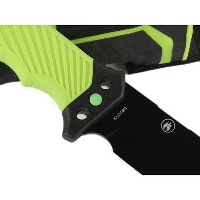 Нож Ganzo G8012V2-LG зеленый (G8012V2-LG) с паракордом