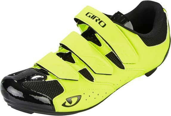 Велотуфлі жіночі шосе Giro Techne Highlight yellow-black 43