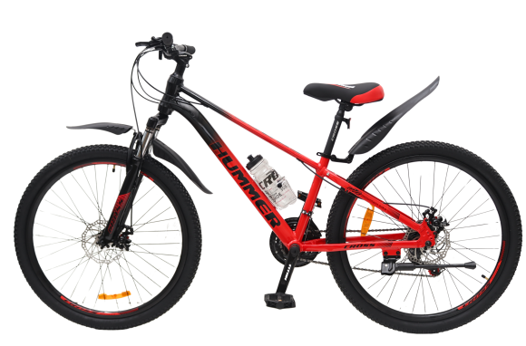 Велосипед CrossBike 26" Hummer 2024 Рама-13" red
