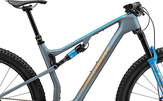 Велосипед Merida NINETY-SIX 8000, L(18.5), MAT STEEL BLUE(BROWN),
