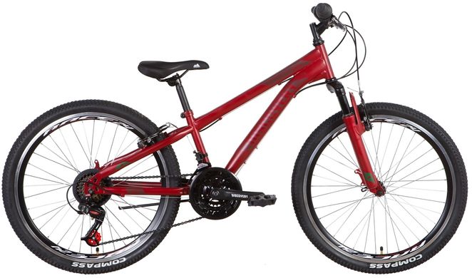 Велосипед 24" Discovery RIDER AM 2022 (красный)