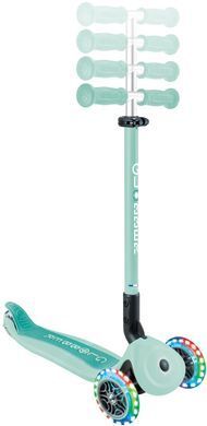 Самокат Globber GO UP ACTIVE 360 м'ятний, до 20/50кг, 1+, колеса світяться