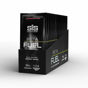Енергетичний напій SiS Beta Fuel 80, 15x82г, Strawberry&Lime