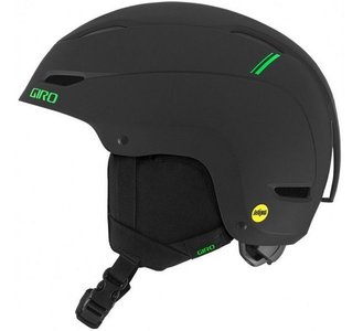 Горнолыжный шлем Giro Ratio Mips мат. черн./зел. Sport Tech, М (55,5-59 см)