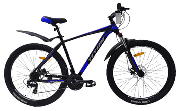 Велосипед Titan 29" FOX 2024 Рама-20" black-blue