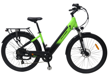 Велосипед Titan 27,5" Volt 2024 Рама-17" black-green