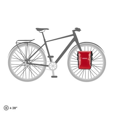 Гермосумка велосипедна Ortlieb Sport-Roller City black-red 12,5 л