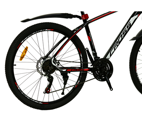 Велосипед Cross 26" Tracker 2022 Рама 17" black-red