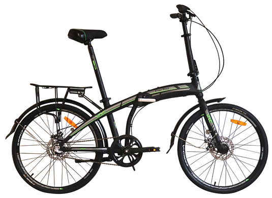 Велосипед VNC 2021' 24" FineWay EQ, V8A4-2438-BY, 38см, складной