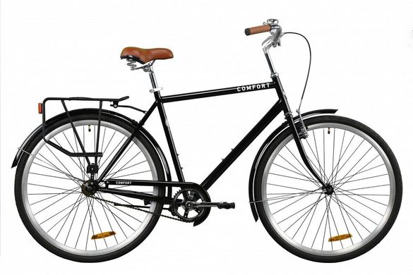 Велосипед 28 "Dorozhnik COMFORT MALE, 2020, чорний