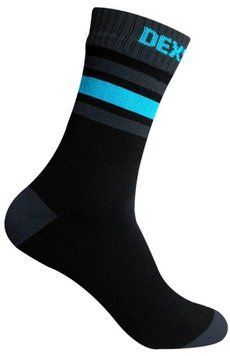 Шкарпетки водонепроникні Dexshell Ultra Dri Sports, XL, з блакитною смугою