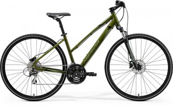 Велосипед Merida CROSSWAY 20-D (L) MOSS GREEN(SILVER-GREEN/BLACK)