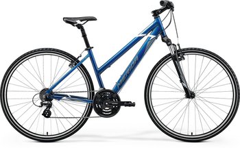 Велосипед Merida CROSSWAY 10-V, XS(42L), BLUE(STEEL BLUE/WHITE)