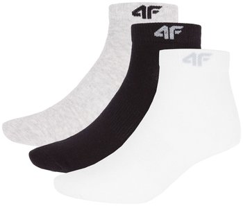 Носки 4F 3 пары цвет: черный серый белый