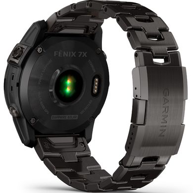 Смарт часы Garmin fenix 7X Sapph Sol Carbon Gray DLC Ti, GPS