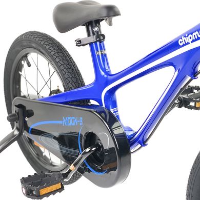 Велосипед RoyalBaby Chipmunk MOON 16", Магній, OFFICIAL UA, синій