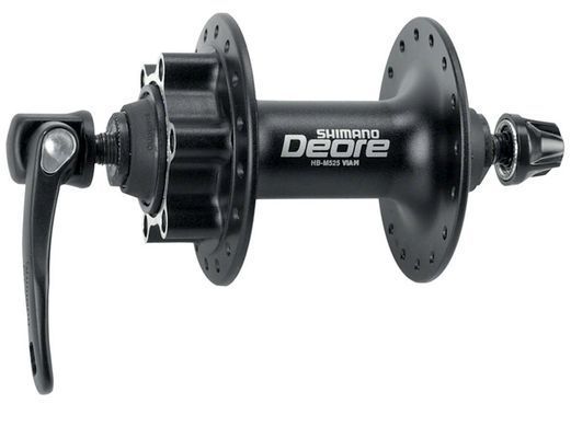Втулка передня Shimano HB-M525 DEORE 32 отв. ротор на 6 болт чорний
