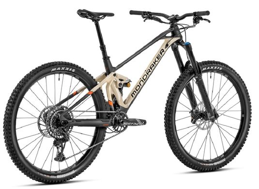 Велосипед Mondraker SUPER FOXY CARBON R 29" T-M, Carbon / Desert Grey / Orange (2023/2024)