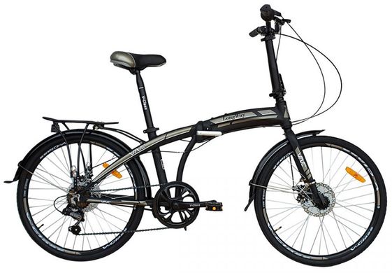 Велосипед VNC 24" LongWay EQ, V8A3-2438-BW, 38см, складной