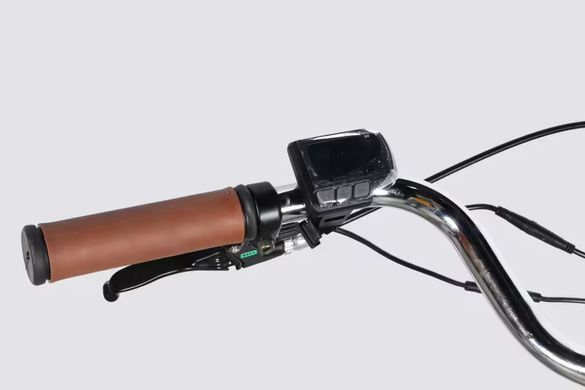 Велосипед з електроприводом 28" ST Dorozhnik eRETRO Vbr FR рама-19" 36B 13А*г 500Вт темно-зелений 2026