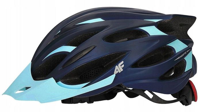 Шлем 4F велосипедный цвет: темно синий мятный L (58-61)(р)