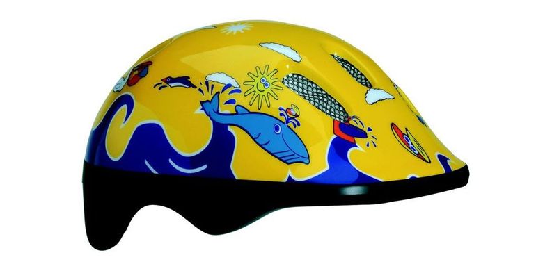 Шлем детский BELLELLI Taglia FISH YELLOW