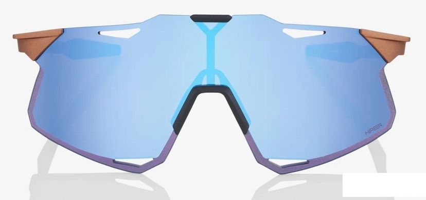 Велоочки Ride 100% HYPERCRAFT - Matte Copper Chromium - HiPER Blue Multilayer Mirror Lens, Mirror Lens