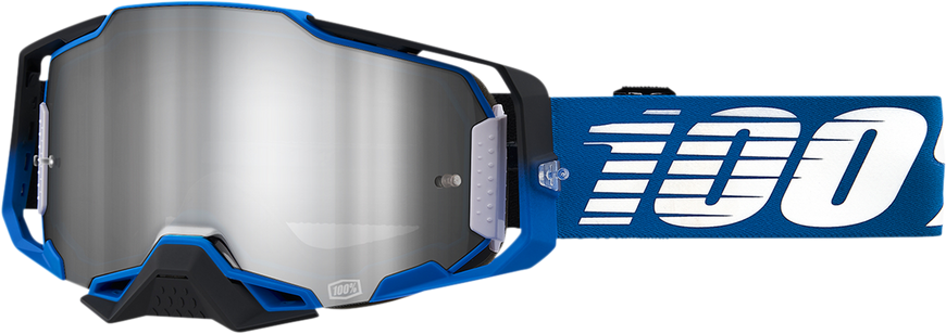 Мотоочки Ride 100% ARMEGA Goggle Rockchuck - Flush Silver Lens, Mirror Lens