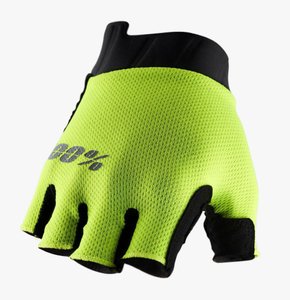 Велоперчатки Ride 100% EXCEEDA Gel Short Finger Glove [Fluo Yellow], XL (11)