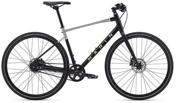 Велосипед 28" Marin PRESIDIO 3 2022 Satin Black/Charcoal/Gloss Hi-Vis Yellow