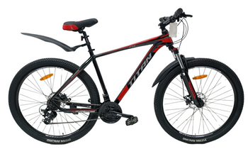 Велосипед Titan 29" FOX 2024 Рама-20" black-red