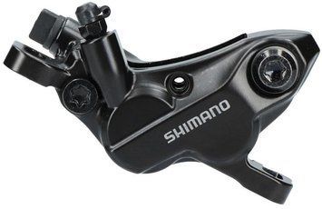 Калипер Shimano гидравл. диск. тормоз BR-MT520, под 2-палцы, монтаж РМ160мм, колодка В03S полимер