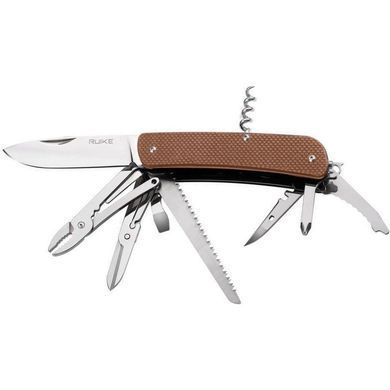 Многофункциональный нож Ruike Criterion Collection L51 коричневый