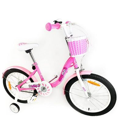 Велосипед RoyalBaby Chipmunk MM Girls 18", OFFICIAL UA, рожевий