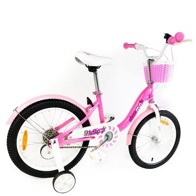 Велосипед RoyalBaby Chipmunk MM Girls 18", OFFICIAL UA, розовый