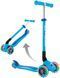 Самокат Globber PRIMO FOLDABLE LIGHTS, голубой, колеса с подсветкой, 50кг, 3+ 5 из 11