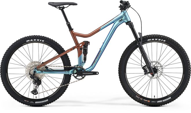 Велосипед Merida ONE-FORTY 600,L(19),SILK BRONZE/BLUE
