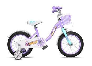 Велосипед RoyalBaby Chipmunk MM Girls 18", OFFICIAL UA, фіолетовий