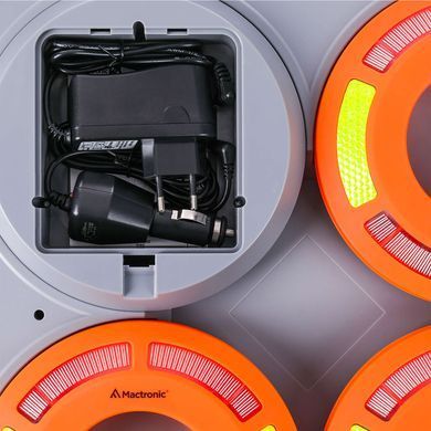 Комплект профессиональных фонарей Mactronic O-Flare (40 Lm) Amber Magnetic Recharg 12/220V (PSD0113)
