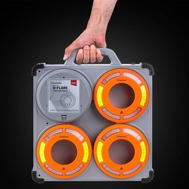 Комплект профессиональных фонарей Mactronic O-Flare (40 Lm) Amber Magnetic Recharg 12/220V (PSD0113)