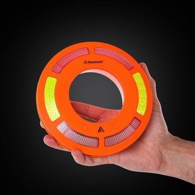 Комплект профессиональных фонарей Mactronic O-Flare (40 Lm) Amber Magnetic Recharg 12/220V (PSD0113)